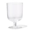 Wijnglas 250ml Bergen glas twist reliëf (transparant)