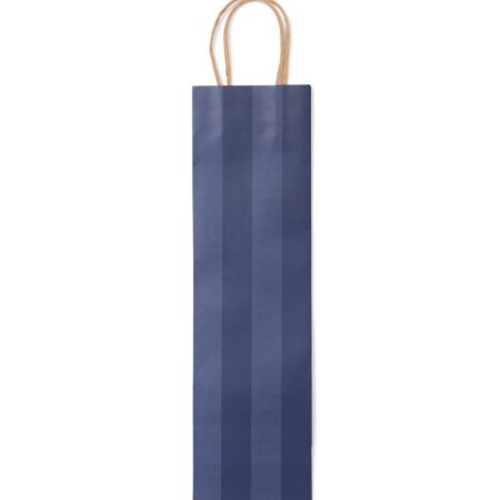 HEMA Wijntas 44.5x10.5cm strepen (blauw) | HEMA
