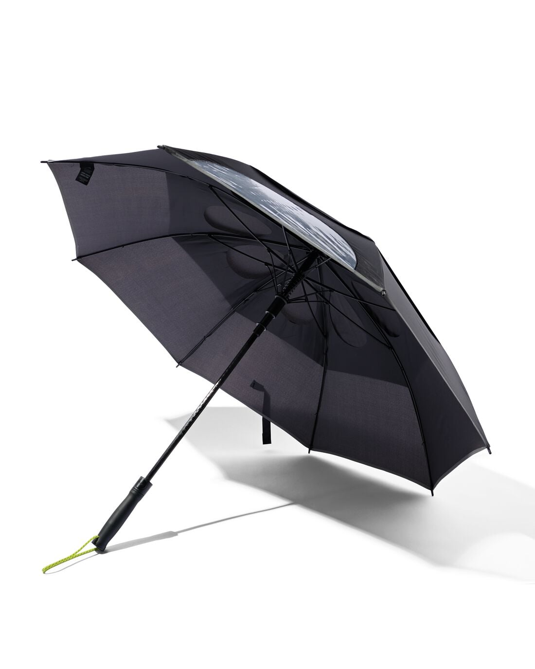 HEMA Windbestendige paraplu Ø114x89 zwart | HEMA