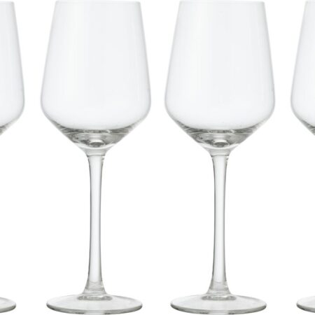 HEMA Wittewijnglazen 350ml - 4 stuks (transparant) | HEMA
