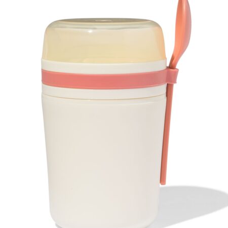 HEMA Yoghurtbeker to go 420ml beige (beige) | HEMA