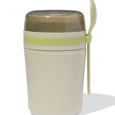 HEMA Yoghurtbeker to go 420ml groen (groen) | HEMA