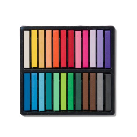 HEMA Zacht pastelkrijt vierkant - 24 stuks | HEMA