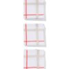 HEMA Zakdoek 40x40cm katoen strepen beige - 3 stuks (beige) | HEMA