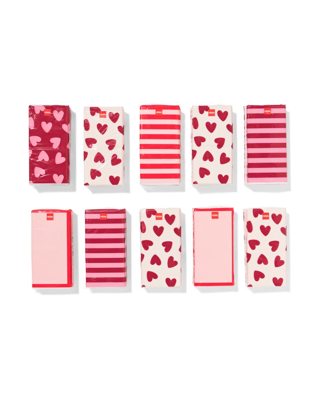 HEMA Zakdoekjes met aloë vera 4-laags - 10x10 stuks | HEMA
