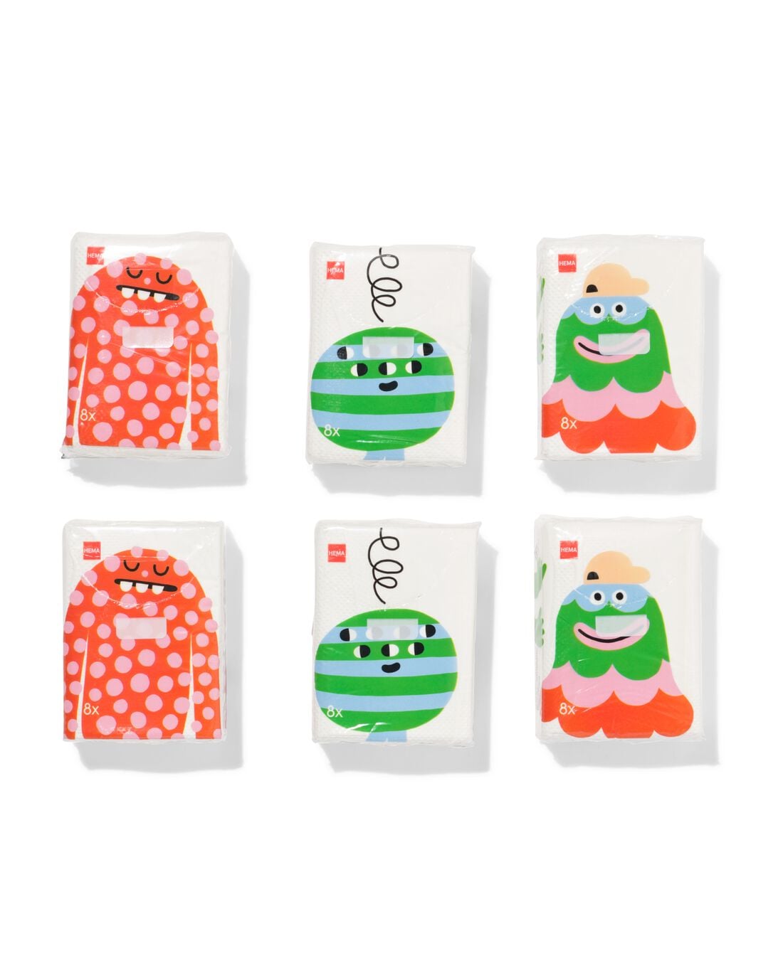HEMA Zakdoekjes mini monster | HEMA