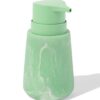 HEMA Zeeppomp 15x⌀8cm epoxy marmerlook groen (groen) | HEMA