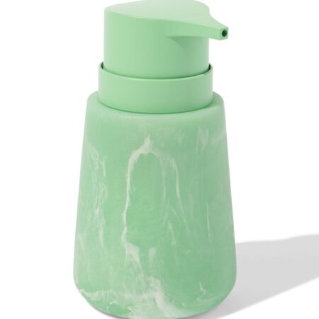 HEMA Zeeppomp 15x⌀8cm epoxy marmerlook groen (groen) | HEMA