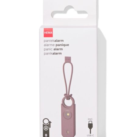 HEMA Zelfverdediging sleutelhanger 9x3x1.5cm (bordeauxrood) | HEMA