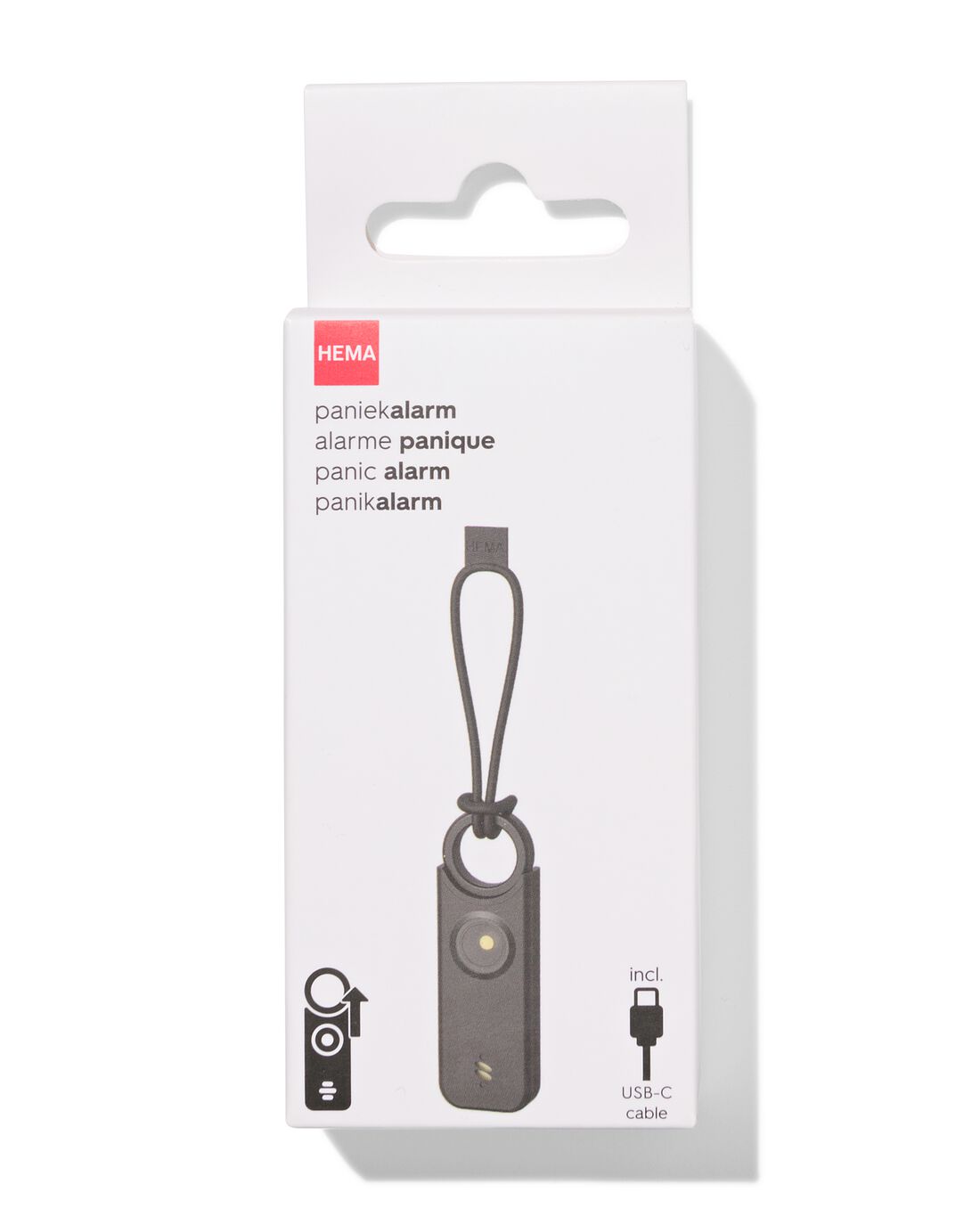 HEMA Zelfverdediging sleutelhanger 9x3x1.5cm (zwart) | HEMA