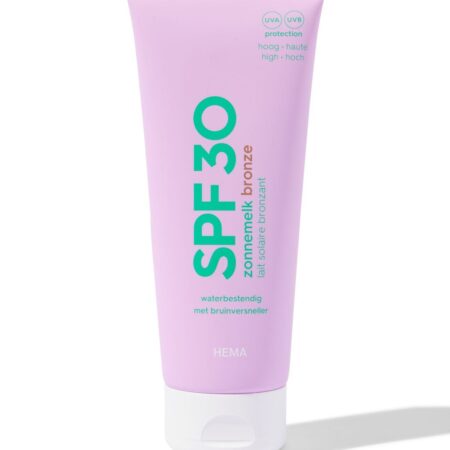 HEMA Zonnebrandcrème met bruinversneller SPF30 200ml | HEMA