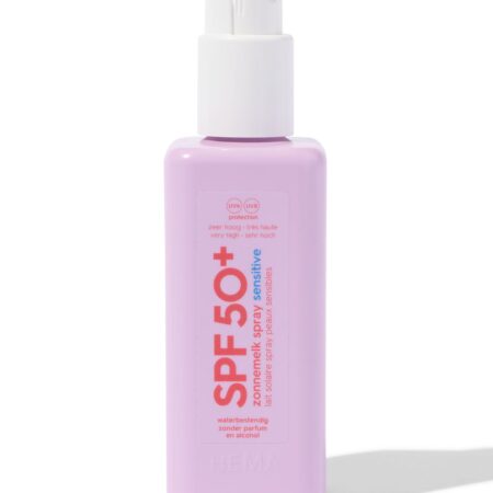 HEMA Zonnebrandspray gevoelige huid SPF50+ 200ml | HEMA