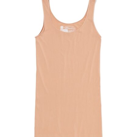 HEMA Zwangerschapshemd naadloos beige (beige) | HEMA