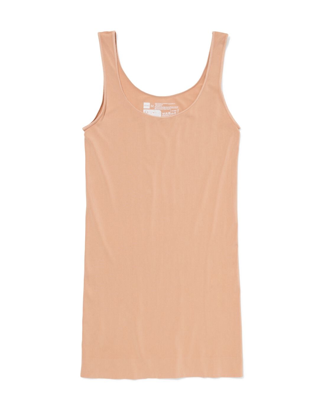 HEMA Zwangerschapshemd naadloos beige (beige) | HEMA