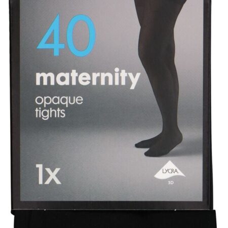 HEMA Zwangerschapspanty opaque 40 denier zwart | HEMA