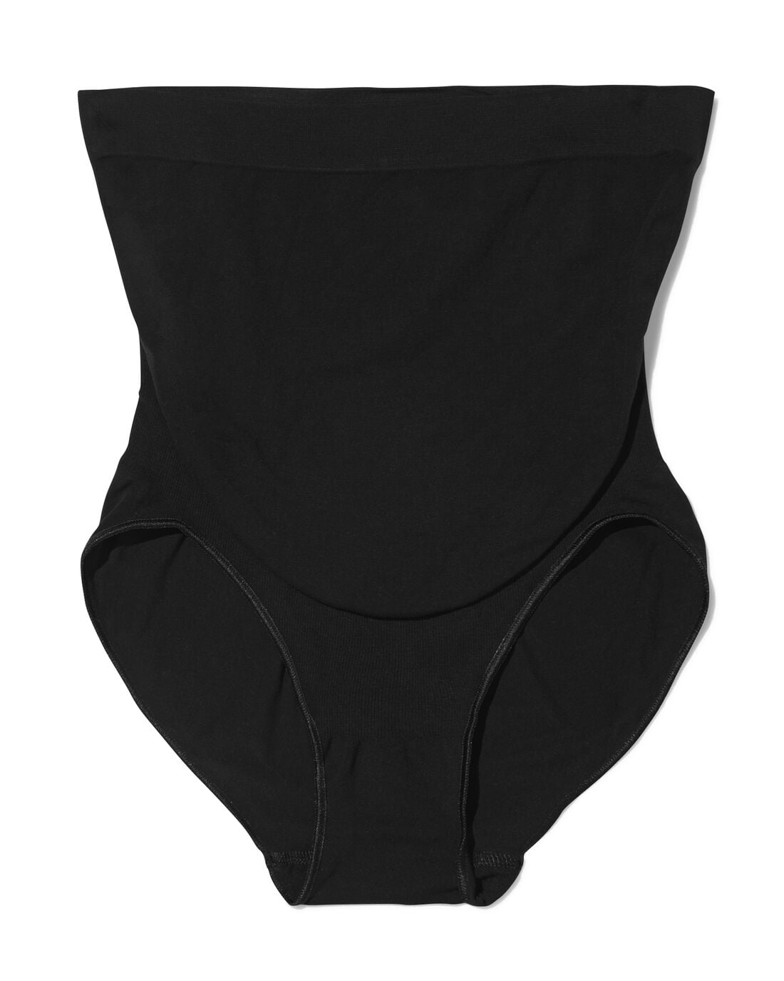 HEMA Zwangerschapsslip naadloos micro zwart (zwart) | HEMA
