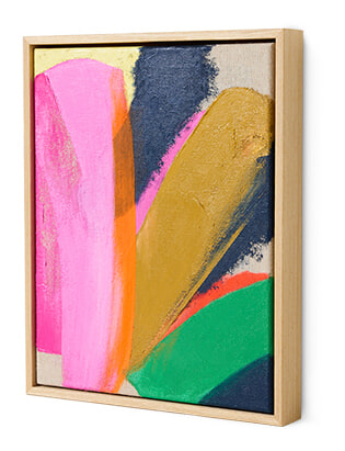 HKliving Schilderij Bright Lights Canvas