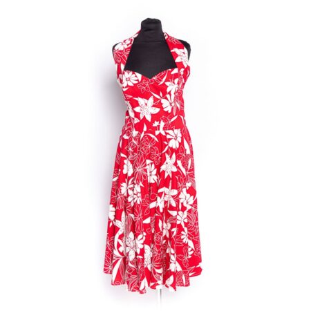 HN Dress Summer Red (Used)-L | 29% korting | Fiftiesstore