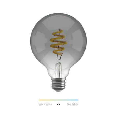 HOMBLI Smart Filament Bulb CCT E27 G95 Smartverlichting Grijs | Hombli