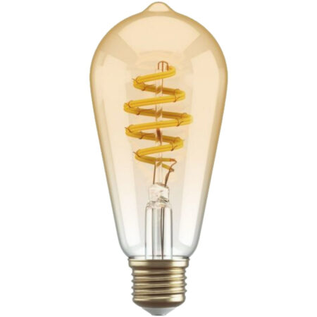 HOMBLI Smart Filament Bulb CCT E27 ST64 Smartverlichting Bruin | Hombli