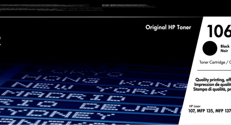 HP 106A Toner Zwart