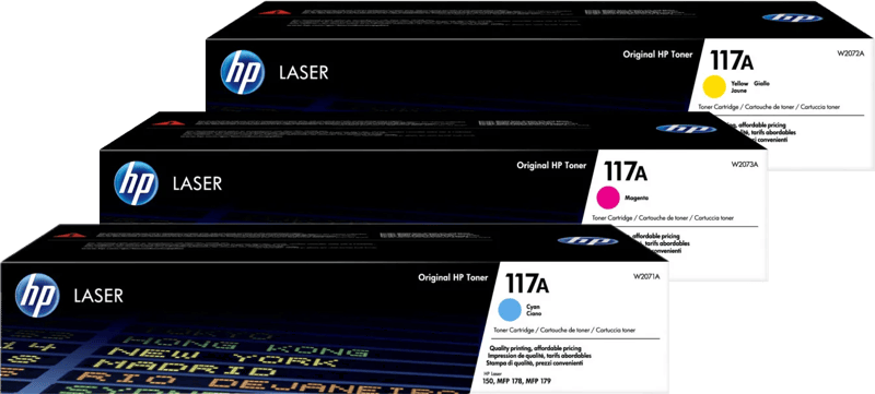 HP 117A Toner Kleuren 3-pack
