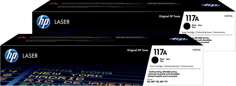 HP 117A Toner Zwart Duo pack