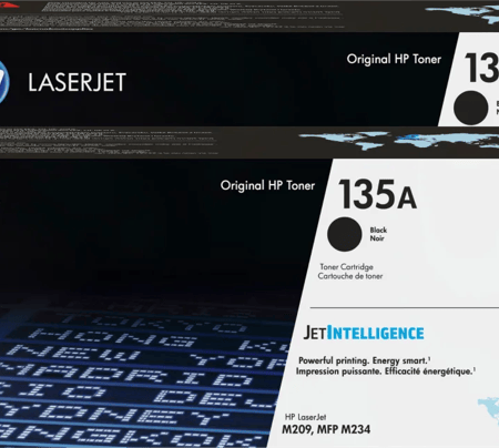 HP 135A LaserJet Toner Zwart (2 stuks)