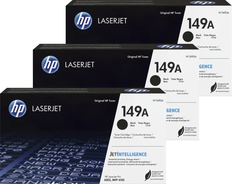 HP 149A LaserJet Toner Zwart (3 stuks)