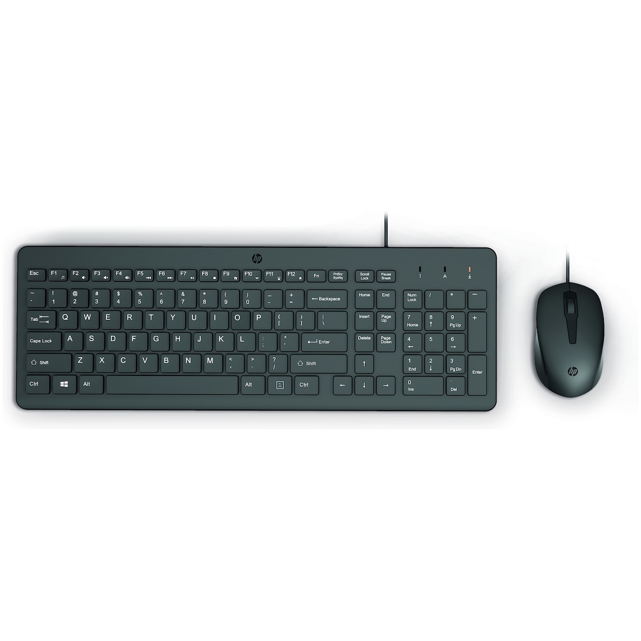 HP 150 Bedraad Toetsenbord en Muis Set Toetsenbord Zwart | HP
