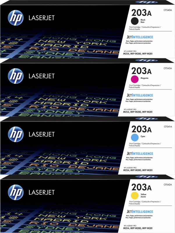 HP 203A Toners Combo Pack