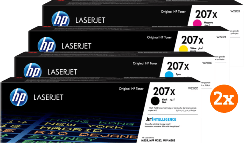 HP 207X Toner Combo Pack (2 stuks)