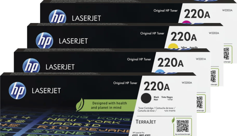 HP 220A LaserJet Toner Combo Pack