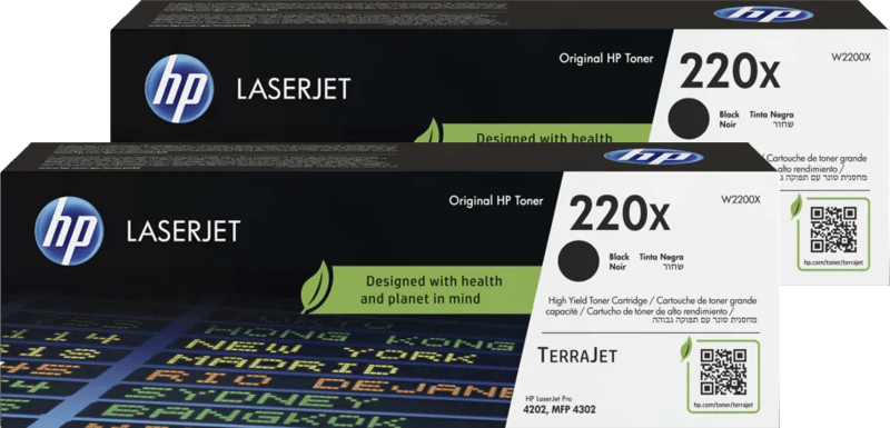 HP 220X LaserJet Toner Zwart (2 stuks)
