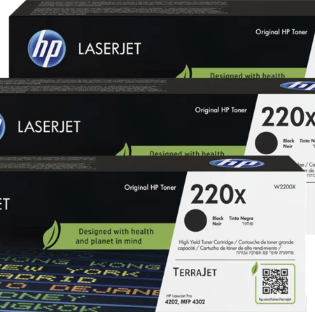 HP 220X LaserJet Toner Zwart (3 stuks)