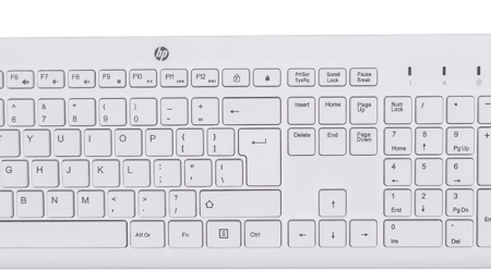 HP 230 Draadloos Toetsenbord en Muis Wit QWERTY