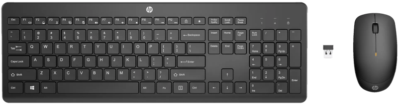 HP 230 Draadloze Toetsenbord en Muis QWERTY