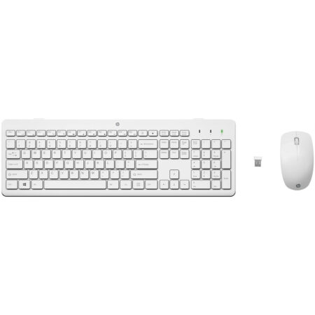 HP 230 WL Mouse+KB Combo WHT EURO Toetsenbord Wit | HP