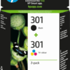 HP 301 Cartridges Combo Pack