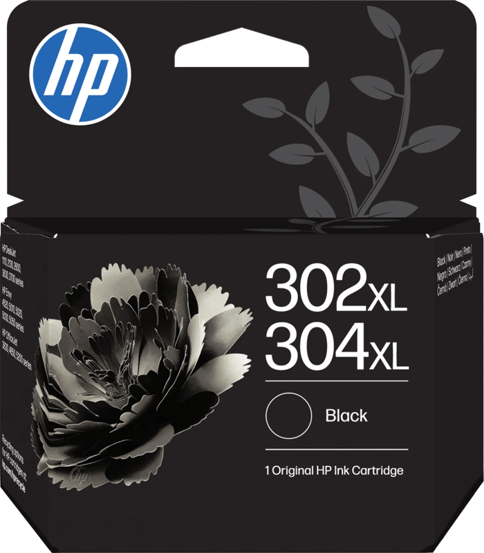HP 302XL/304XL Cartridge Zwart