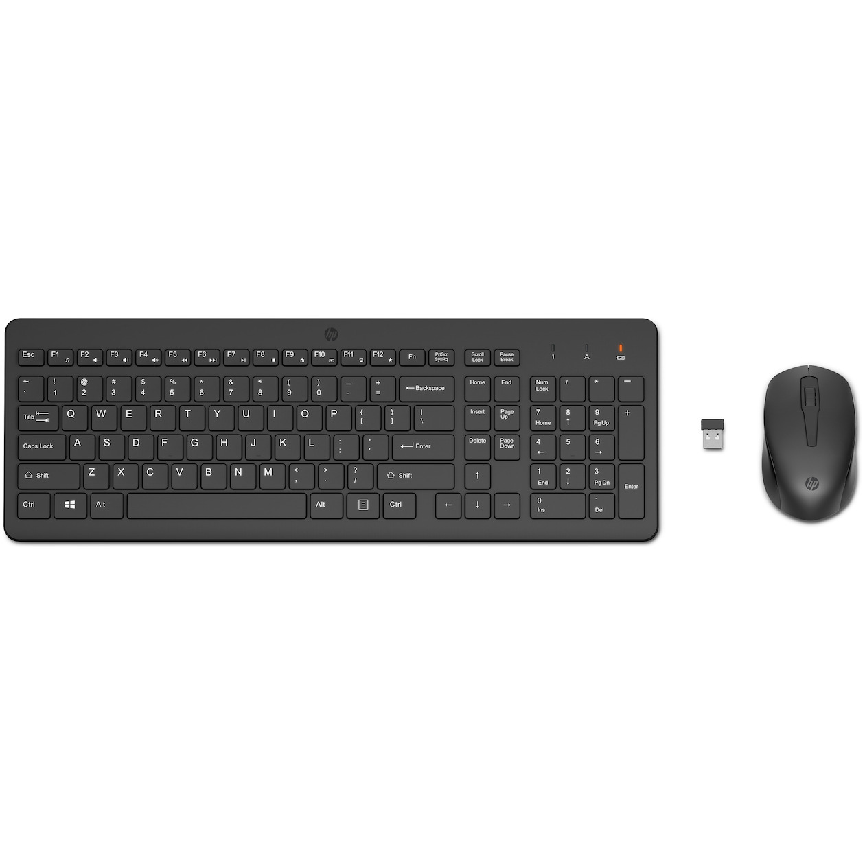 HP 330 draadloze en draadloos toetsenbord en muis Toetsenbord Zwart | HP
