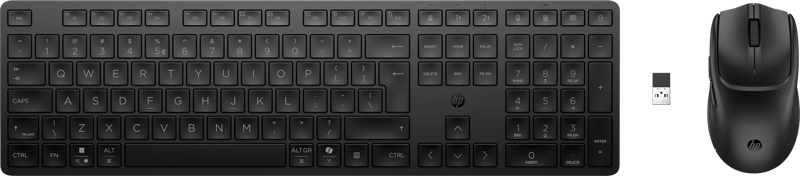 HP 490C Multi-Device Dual-Mode Toetsenbord en Muis Zwart QWERTY