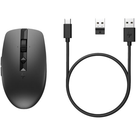 HP 710 RECHBL Silent BLK Bluetooth Mouse EURO Muis Zwart | HP