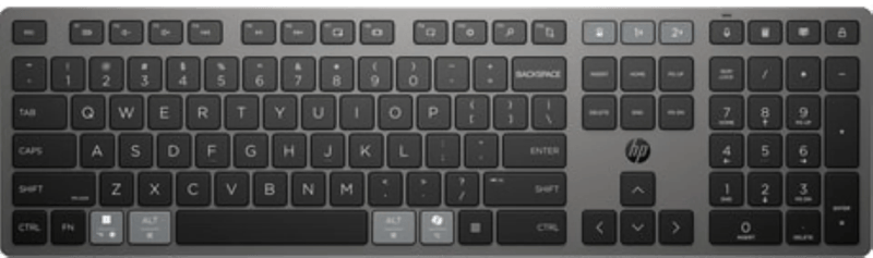 HP 720 Dual-Mode Draadloos Toetsenbord QWERTY