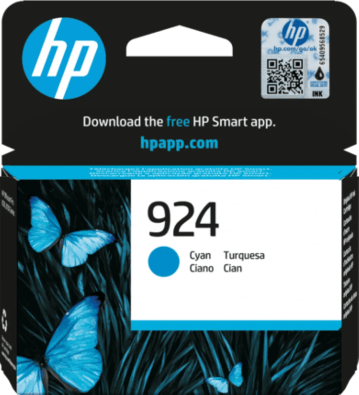 HP 924 Cartridge Cyaan