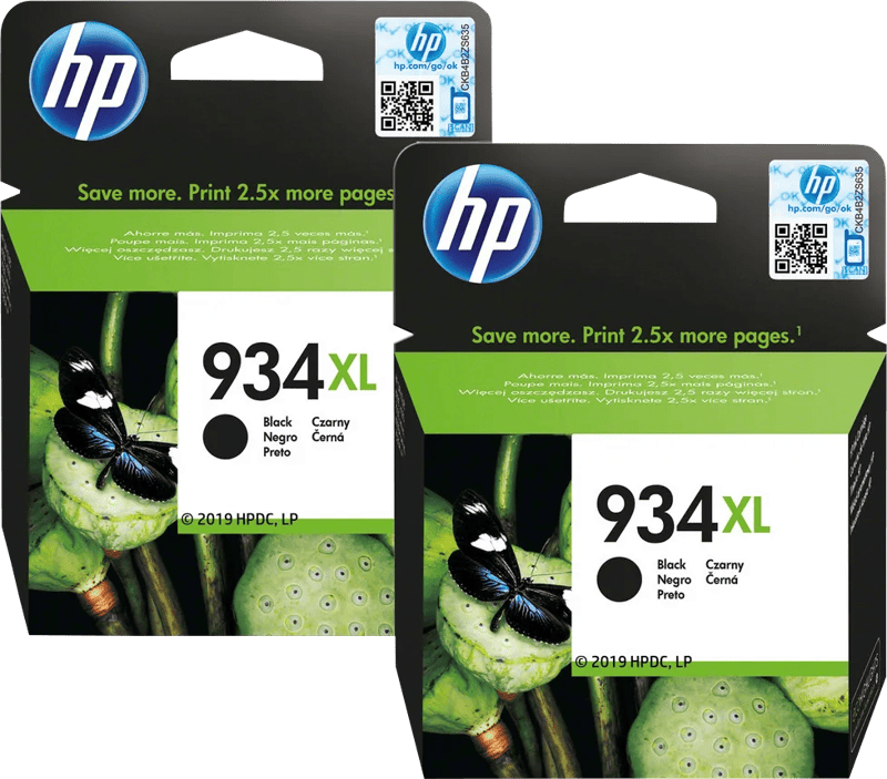 HP 934XL Cartridges Zwart Duo Pack