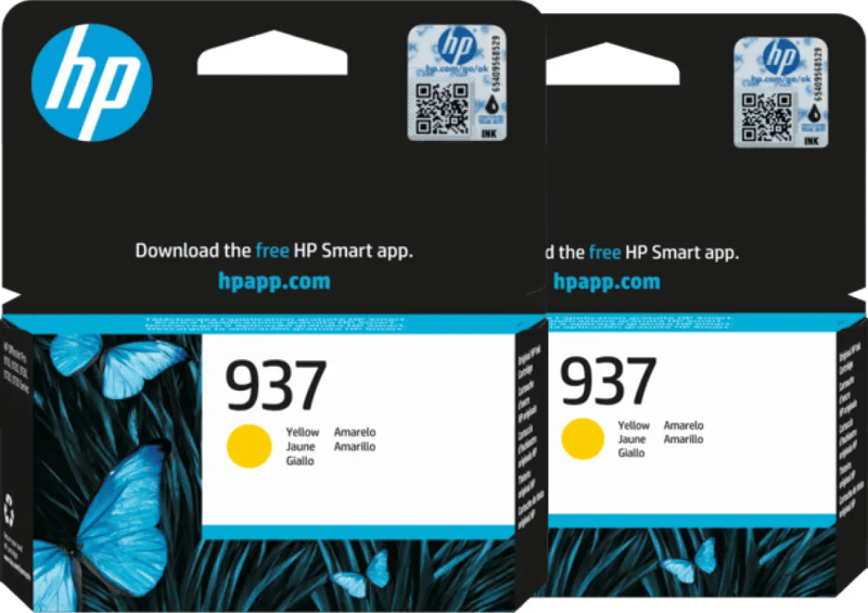 HP 937 Cartridge Geel (2 stuks)
