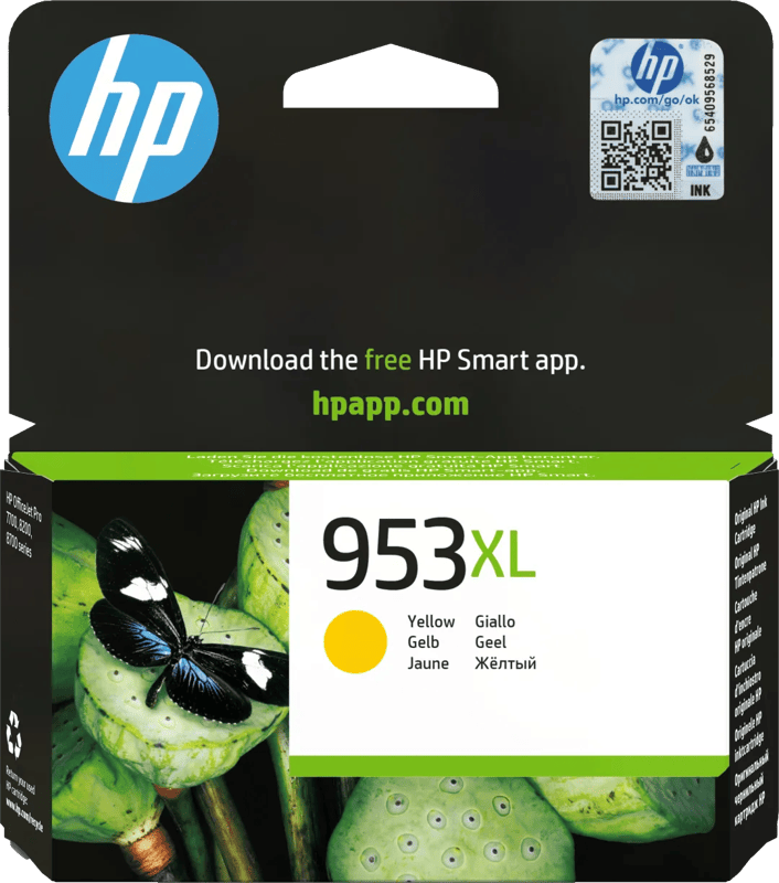 HP 953XL Cartridge Geel