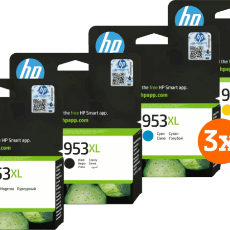 HP 953XL Cartridges 4-Kleuren pack (3 stuks)