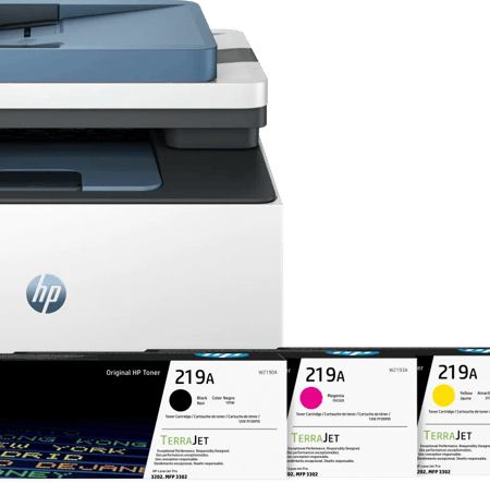 HP Color LaserJet 3302sdw + 1 set extra toners